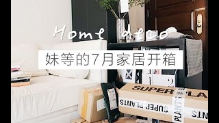 7月家居好物开箱 高颜值收纳好物 好看耐养的室内植物 高颜家居装饰小物