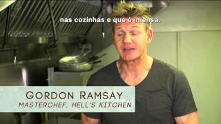 Reação do Chef Gordon Ramsay a Pegando Fogo