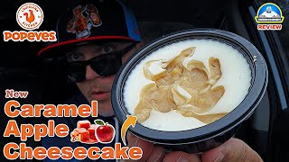 Popeyes® Caramel Apple Cheesecake Review! 🍬🍎🧀🎂 | BEST Fast Food Dessert Ever? | theendorsement