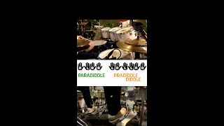 Paradiddle-diddle Fills #Shorts