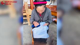 Locals create unique Ne Zha fabrics with Bai tie-dyeing technique in SW China's Yunnan