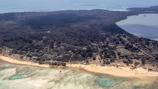 Tonga : l'aide ralentie en raison des cendres volcaniques qui recouvrent le pays