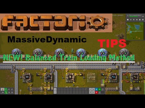 Factorio Train Loading Tip Alternate Balanced Loading Unloading Youtube
