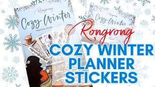 Rongrong Cozy Winter Planner Stickers