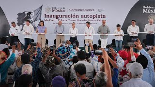 Inauguración de la autopista Jala-Puerto Vallarta. Bahía de Banderas, Nayarit