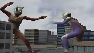 Ultraman Tiga VS Ultraman Taro ウルトラマンティガVSウルトラマンタロウ