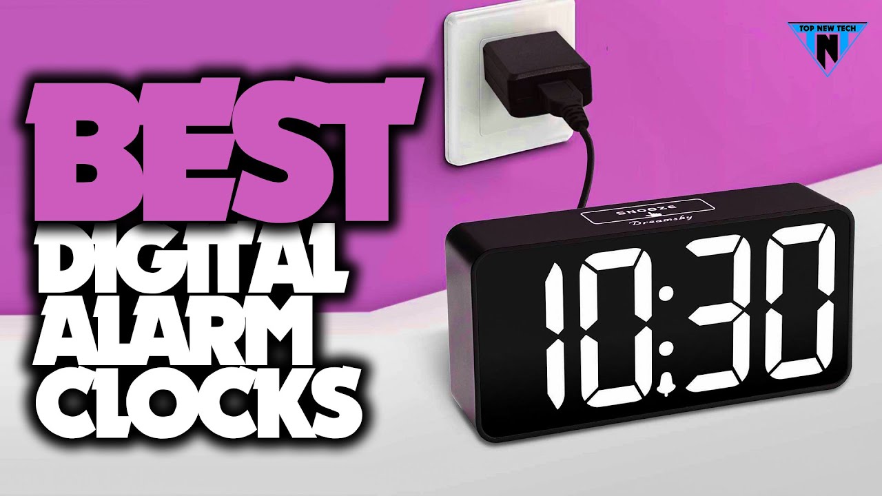 Digital Alarm Clock Top 5 Best Digital Alarm Clocks 2022 Youtube
