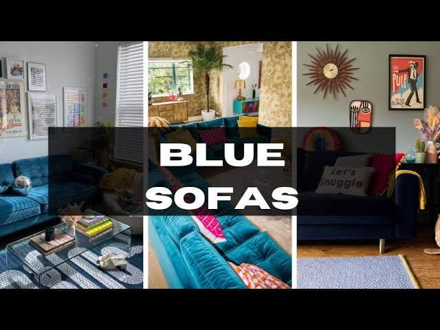 Blue Sofa Ideas Cabinets Matttroy