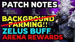 ✅ PATCH NOTES ☑️ Buffs & More! [☢️See Pinned Comment😭] ✤ Watcher of Realms