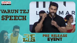 Varun Tej Speech | Check Pre-Release Event Live |​ Nithiin | Chandra Sekhar Yeleti | Kalyani Malik