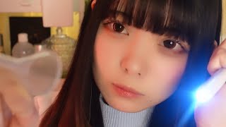 【ASMR】耳鼻咽喉科ロールプレイ。耳掃除や耳かきで不調を治します【otorhinolaryngology ear cleaning role play】