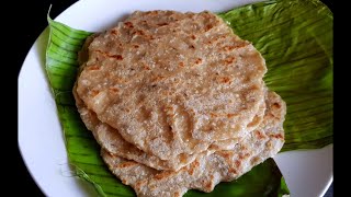 Breakfast Recipe Aatta Roti /ഗോതമ്പ് ഒറൊട്ടി | Tawa Roti | Gothambu Ada  |10 min Breakfast | ottada