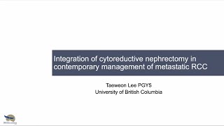 Integrating Cytoreductive Nephrectomy into Contemporary Management of Metastatic RCC