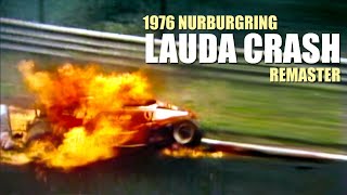 [HD] F1 1976 Niki Lauda Crash (Nürburgring, German GP) Ferrari 312T [REMASTER VIDEO]