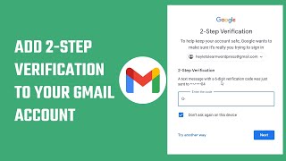 How to add 2-step verification in Gmail? | Two-factor authentication | 2022