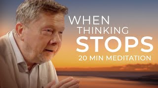 Step Back from Thought with This 20 Minute Meditation - Eckhart Tolle