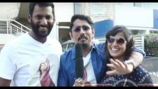 Siddharth and Vishal praise Varalakshmi Sarathkumar acting in Thaarai Thappattai | Funny Speech