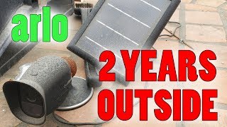 Arlo Pro Camera and Solar Panel Left Outside for 2 years!!!