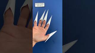 Halloween Claws Origami | Paper Claws for Halloween | Halloween DIY Crafts #shorts