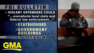 Authorities warn of extremists ‘likely to use violence’ ahead of inauguration l GMA