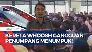 Kereta Whoosh Alami Gangguan saat Libur Panjang, Penumpang Menumpuk di Stasiun Halim