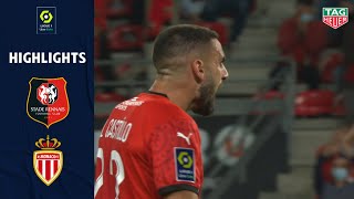 STADE RENNAIS FC - AS MONACO (2 - 1 ) - Highlights - (RENNES - AS MONACO) / 2020/2021