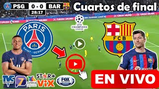 Barcelona vs. PSG en vivo, donde ver, a que hora juega Cuartos de Final Champions League 2024 resume