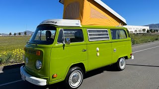 1977 VW Westfalia Bus Sage Green