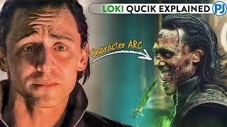 LOKI Character Arc Quick Explained (Loki’s Complete MCU Timeline) Watch This To Know - PJ Explained