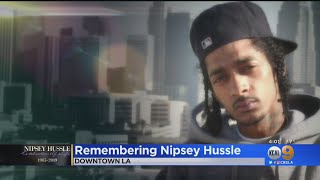 Fans Pay Tribute To Nipsey Hussle With Staples Center Memorial, LA Funeral Procession