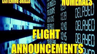 flight announcement