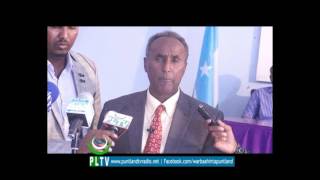 DAAHFURKA BARNAAMIJ LOOGU TALA GALAY KORINTA UBADKA OO AY QABTAY WASAARADDA CAAFIMAADKA PUNTLAND