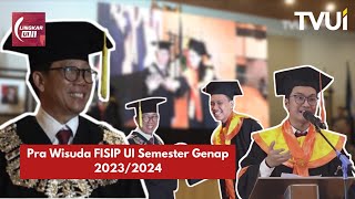 Kemeriahan Pra Wisuda FISIP UI Semester Genap