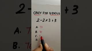 Maths challenge | Basic math #shorts #trending