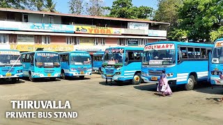 Thiruvalla Private Bus Stand, Pathanamthitta District, Kerala