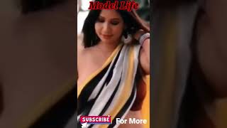 Saree Model Without Blouse | Woman Without Blouse | Gorgeous Model | Model Life