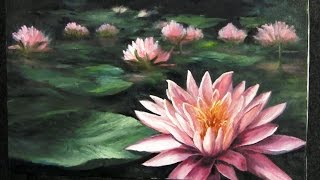 Water Lily Painting | Paint with Kevin Hill