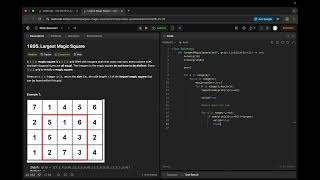 1895. Largest Magic Square | Leetcode | Daily Question #coding #python #leetcode