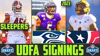 2023 NFL Draft UDFA Signings (10 SLEEPERS!)