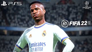 FIFA 22 - PSG vs. Real Madrid - Champions League 21/22 Round Of 16 - Full Match PS5 Gameplay | 4K