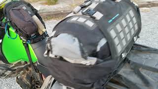 KLR with Mosko bags