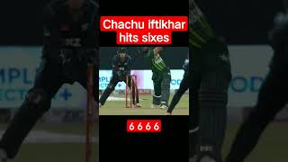 pak vs nz match ! iftikhar hits sixes! #shortvideo #ytshorts#cricket  #shorts#babarazam