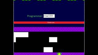 Frogger (made while learning c++)