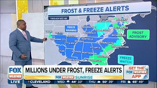 Coldest Air Of Season Spreading Freeze Alerts To Florida