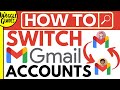 How to switch Gmail accounts on desktop PC