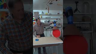 Balloon in a funnel.... Bernoulli's principle  fun experiment