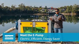 Meet the E-Pump, Atlas Copco's range of self-priming dewatering pumps