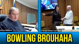 Judge LOCKS UP Bozo for Drunken Outrage at a Bowling Alley