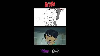 StuGo Disney Animatics vs Finished Animation