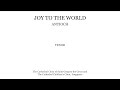JOY TO THE WORLD - TENOR